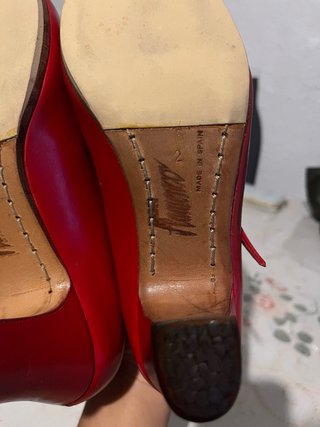 Zapatos Flamenco Piel DON FLAMENCO Rojos