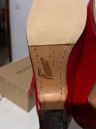 Zapatos Flamenco Piel DON FLAMENCO Rojos