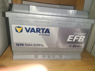 VARTA Dynamic EFB N70 (570 500 076).