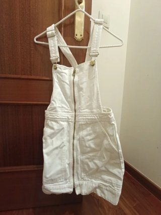 Vestido Peto Corto Blanco