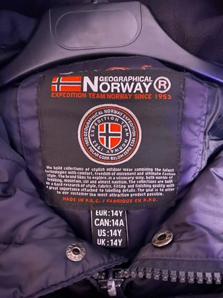 Chaqueta Geographical Norway Azul