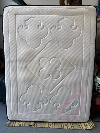 Base tapizada y Colchón  135x185