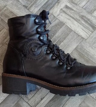 Botines Pitillos Piel Negra Talla 37 NUEVOS