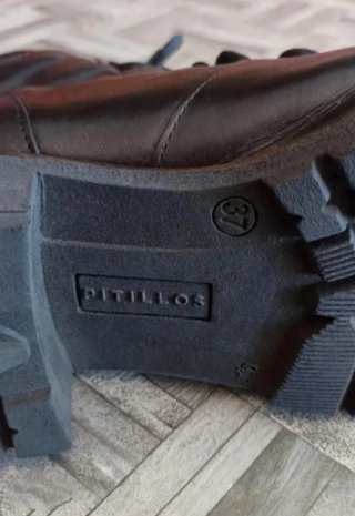 Botines Pitillos Piel Negra Talla 37 NUEVOS
