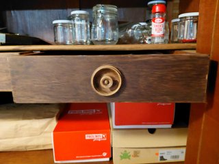 Armario Ropero Antiguo de Madera con Espejo