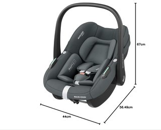 Maxi-Cosi Pebble S i-SIze, Silla Coche Bebé, 0-15M