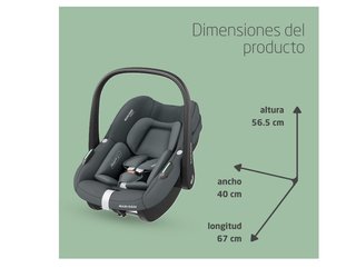 Maxi-Cosi Pebble S i-SIze, Silla Coche Bebé, 0-15M