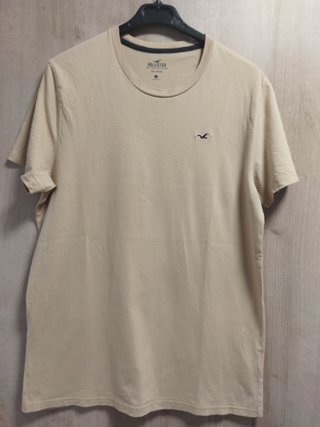 Camiseta Hollister talla L Beige