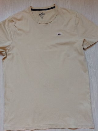 Camiseta Hollister talla L Beige