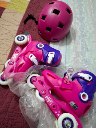 Patines Oxelo Talla 30-32 con Casco