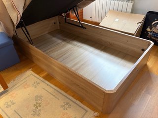 Canapé abatible madera y tela