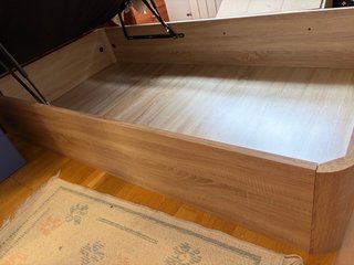 Canapé abatible madera y tela
