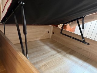 Canapé abatible madera y tela