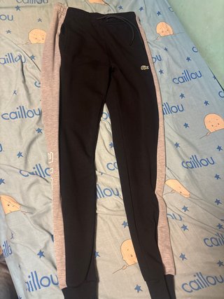 Pantalón Lacoste Negro y Gris