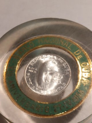 Moneda Conmemorativa Cuba Centenario de Martí