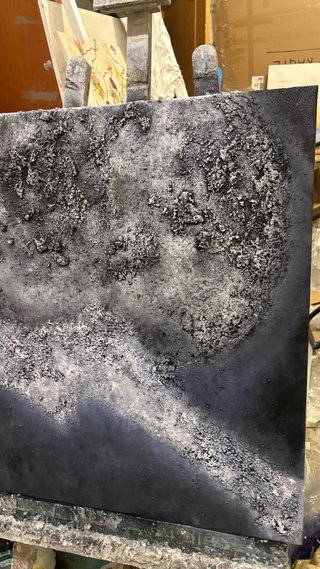 Cuadro abstracto luna 73x60 cm