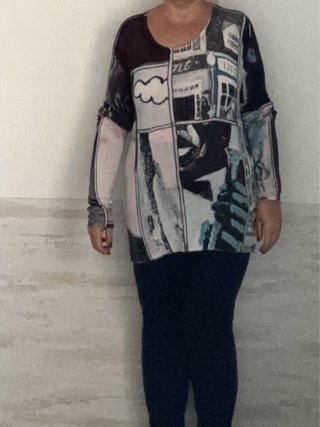 Jersey manga larga talla L