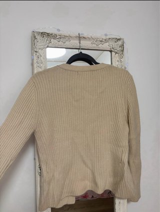 Chaqueta de punto Caroll beige