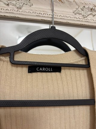 Chaqueta de punto Caroll beige