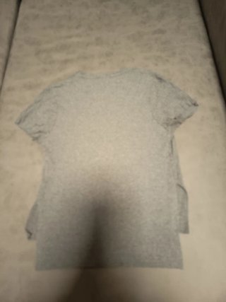 Jersey manga corta gris Bershka