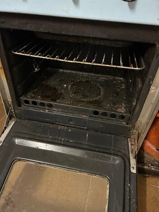 Lote de Cocina de Gas Butano con Horno y mesita