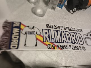Bufanda Real Madrid Semifinales 01/05/2018