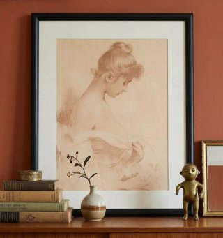 Quadro vintage con lamina artistica