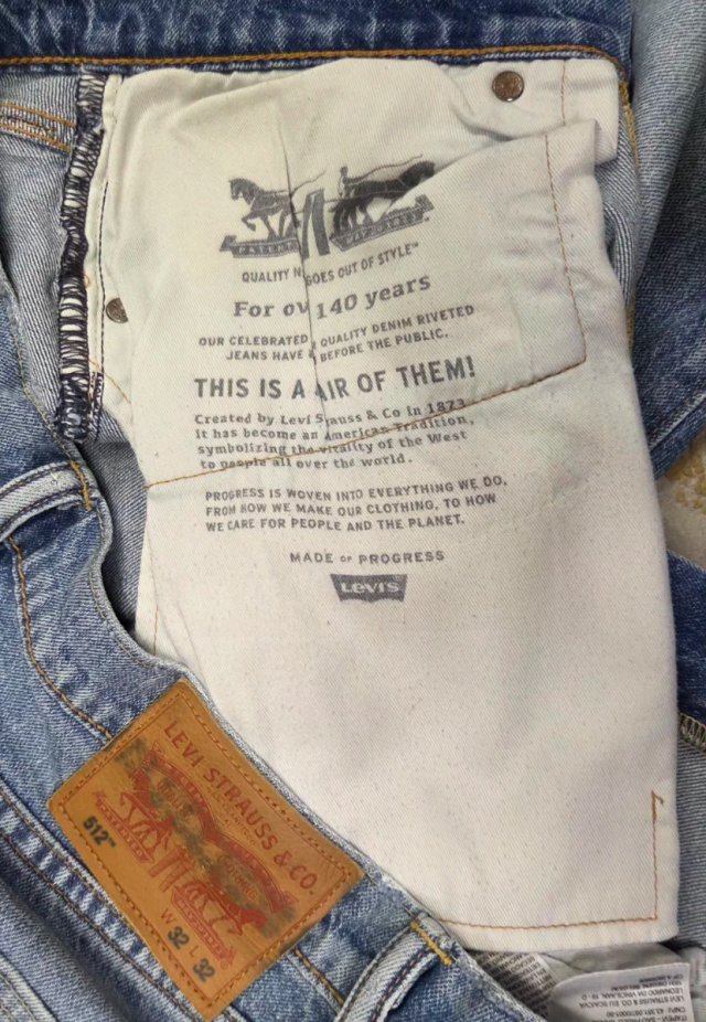 Levi'S Lote 512 Talla: W32 L32