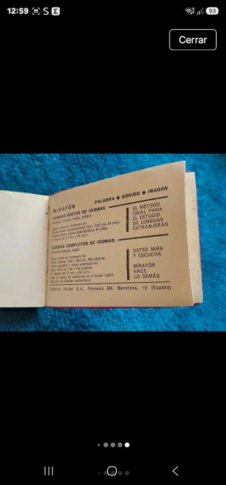Diccionario Universal Inglés Herder - Años 70/80
