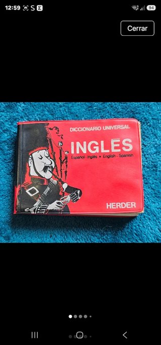 Diccionario Universal Inglés Herder - Años 70/80