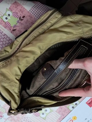 Borsa Kipling verde
