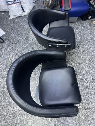 Sillones de peluquería negros (2 unidades)