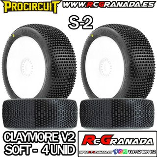 4UND RUEDAS PROCIRCUIT CLAYMORE V2 S2 (SOFT)