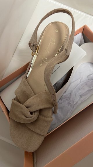 Sandalias Oucco for Dia Beige Talla 40