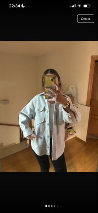Chaqueta de paño gris