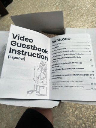Teléfono para Libro de Visitas de Video