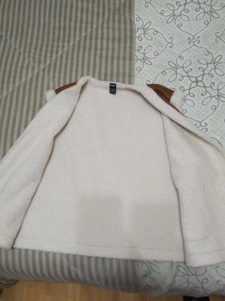Chaleco con borreguito de Shein, Talla L