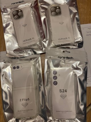 Confezione - Cover trasparenti per cellulare