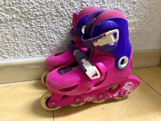 Patines ajustables T30-32 rosa/morado