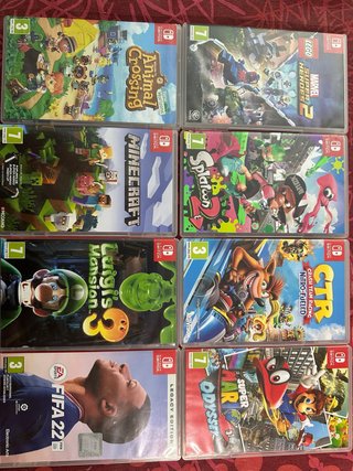 Lote de 8 Juegos para Nintendo Switch