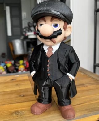 Mário Shelby Impressão 3D Cores Premium