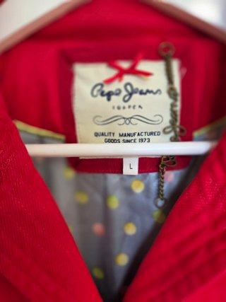 Abrigo Pepe Jeans Rojo