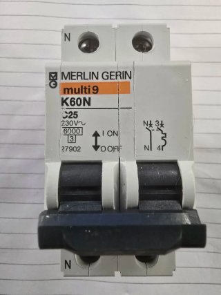 Merlin Gerin Multi9 K60N C25 Magnetotermico