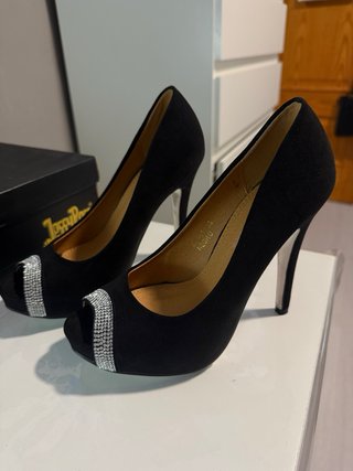 Tacones con brillantes