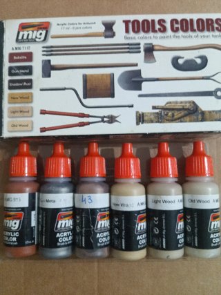 Set de Pinturas Acrílicas Ammo Tools