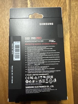SSD Samsung 990 Pro 1TB NVMe M.2 Nuevo