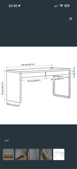 Escritorio IKEA Blanco