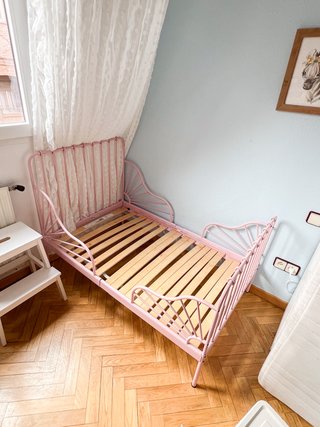 Camas infantiles extensibles IKEA MINNEN rosa
