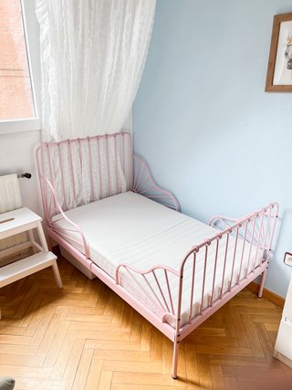 Camas infantiles extensibles IKEA MINNEN rosa