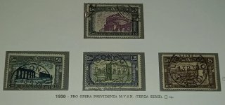 Regno 1930 Pro Opera 3a Serie Francobolli